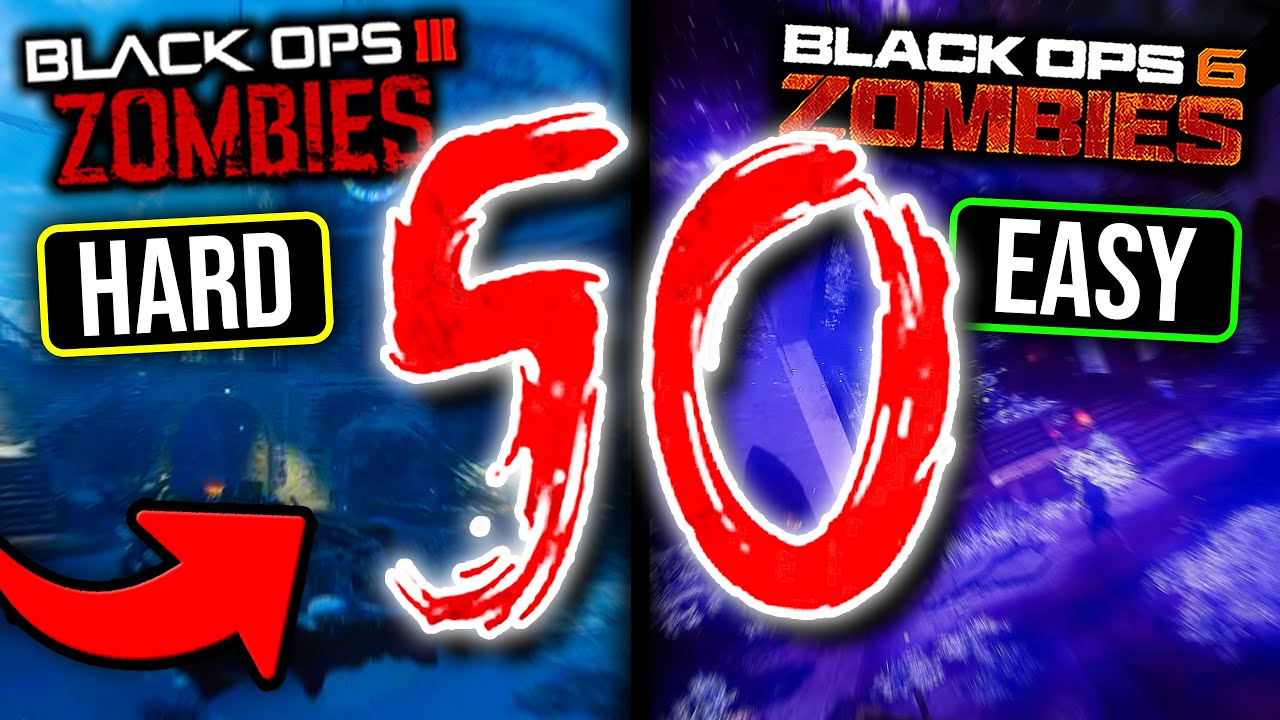 *ROUND 50* in CLASSIC vs MODERN Zombies!