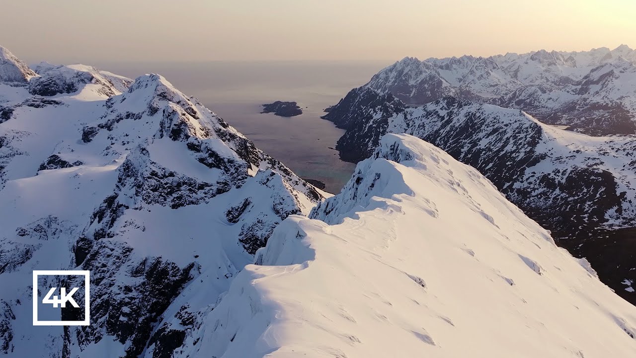Winter Mountains - Ambient Drone Film 4K