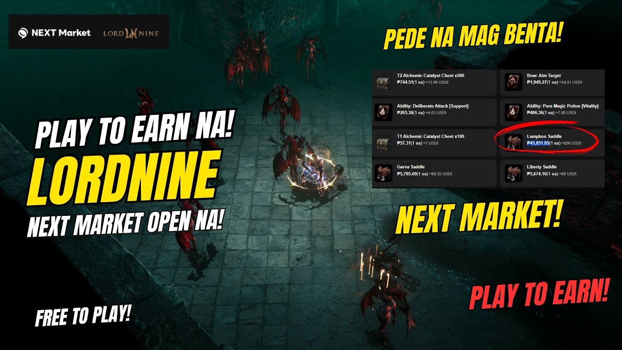LORDNINE : Infinite Class : Next Market , Play To Earn Na! ( Tagalog )