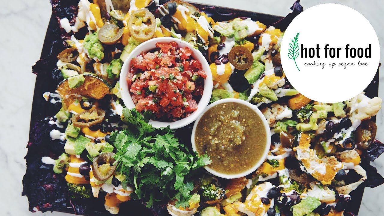 roasted veggie nachos (vegan sheet pan ideas ep #1) | hot for food