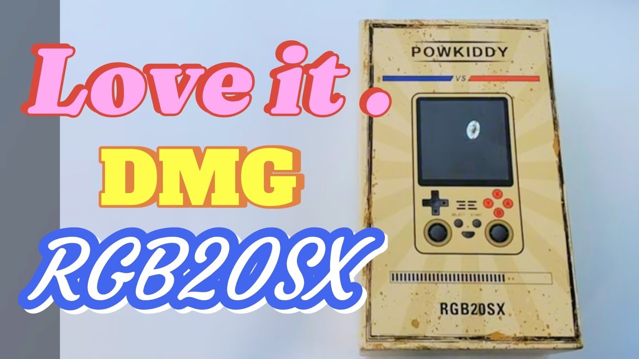 Best DMG Handheld you can get right NOW: Powkiddy RGB20SX: Unboxing & First Impressions