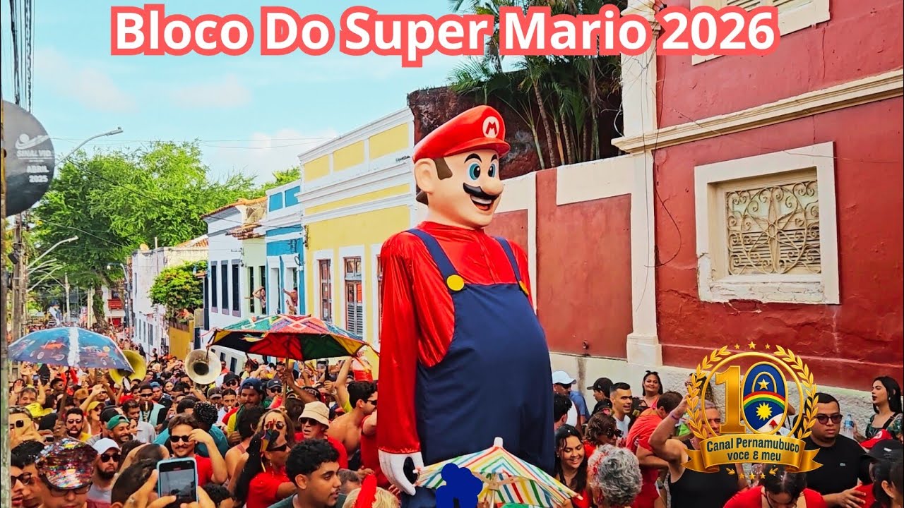 Bloco Do Super Mario 2026 ( Olinda Prévias De Carnaval  )
