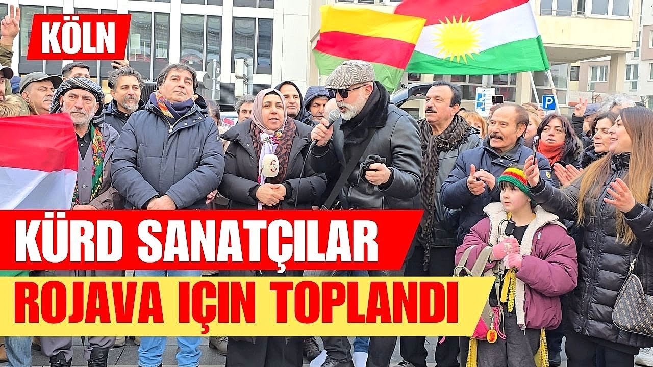 ROJAVA TENÊ NÎNE! HUNERMENDÊN KURD LI KOLNÊ BANG KIRIN  