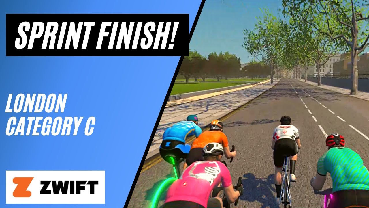 London Sprint Finish! // Zwift Racing // Category C
