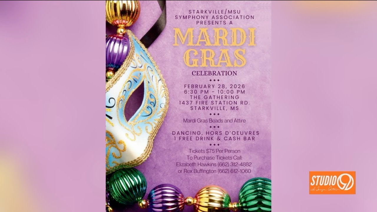 Studio 9 Interview: MSU Symphony hosts Mardi Gras gala