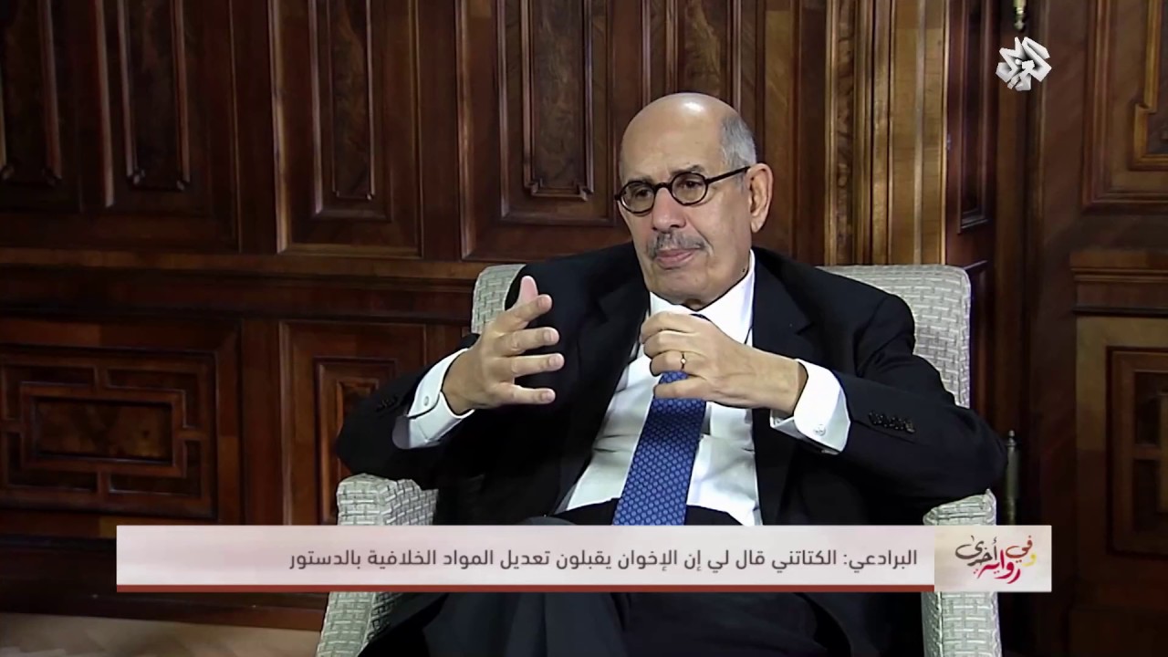 البرادعي: مرسي تصور أنه يكفيه إرضاء الجيش والسلفيون