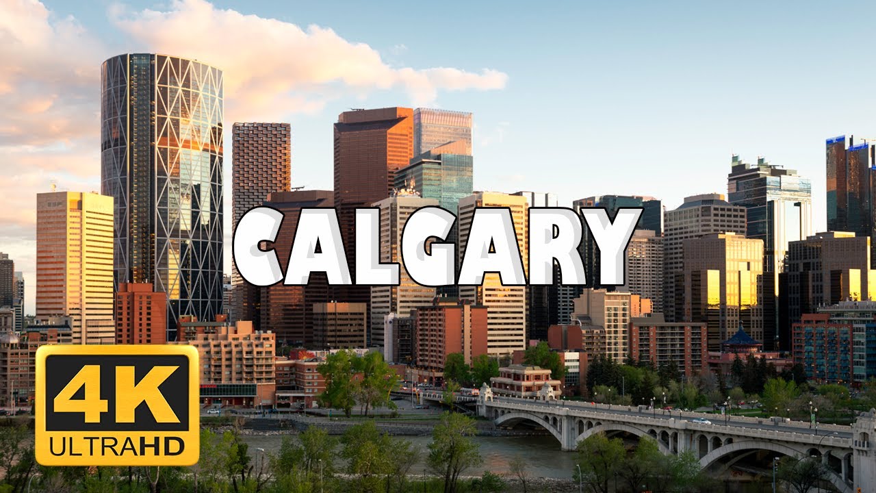 Calgary, Canada, 🇨🇦 | 4K Drone Footage
