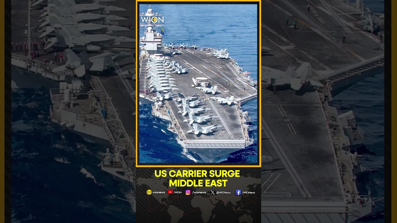 US to Deploy Second Aircraft Carrier to Pressure Iran | WION Shorts