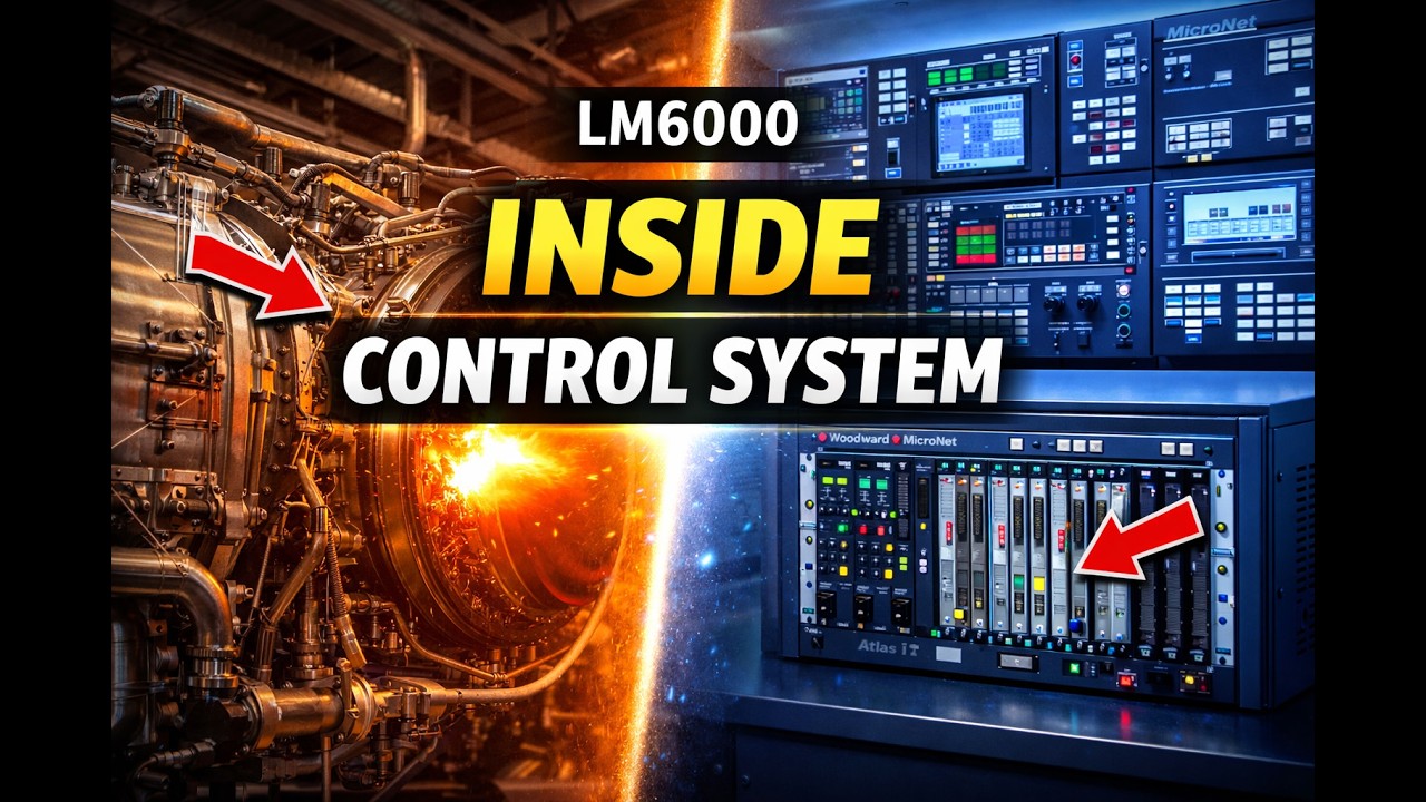 INSIDE LM6000 Gas Turbine Control System | MicroNet & Atlas II Explained