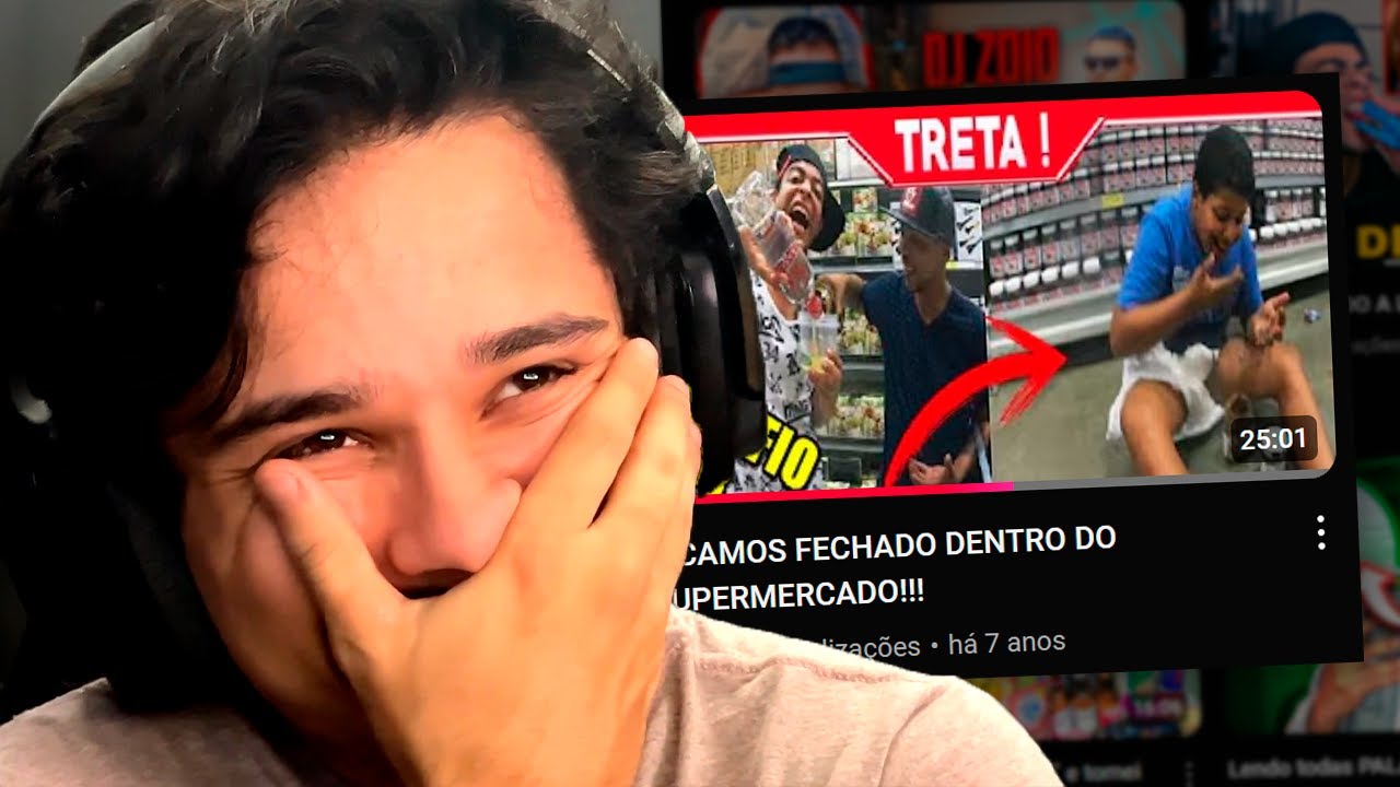 Zoio quase sendo preso por invadir um mercado kkkkkkkk