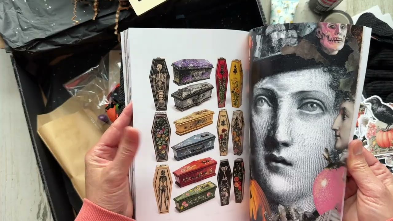 Unboxing Collage Soup's Halloween Box and Journal Preview
