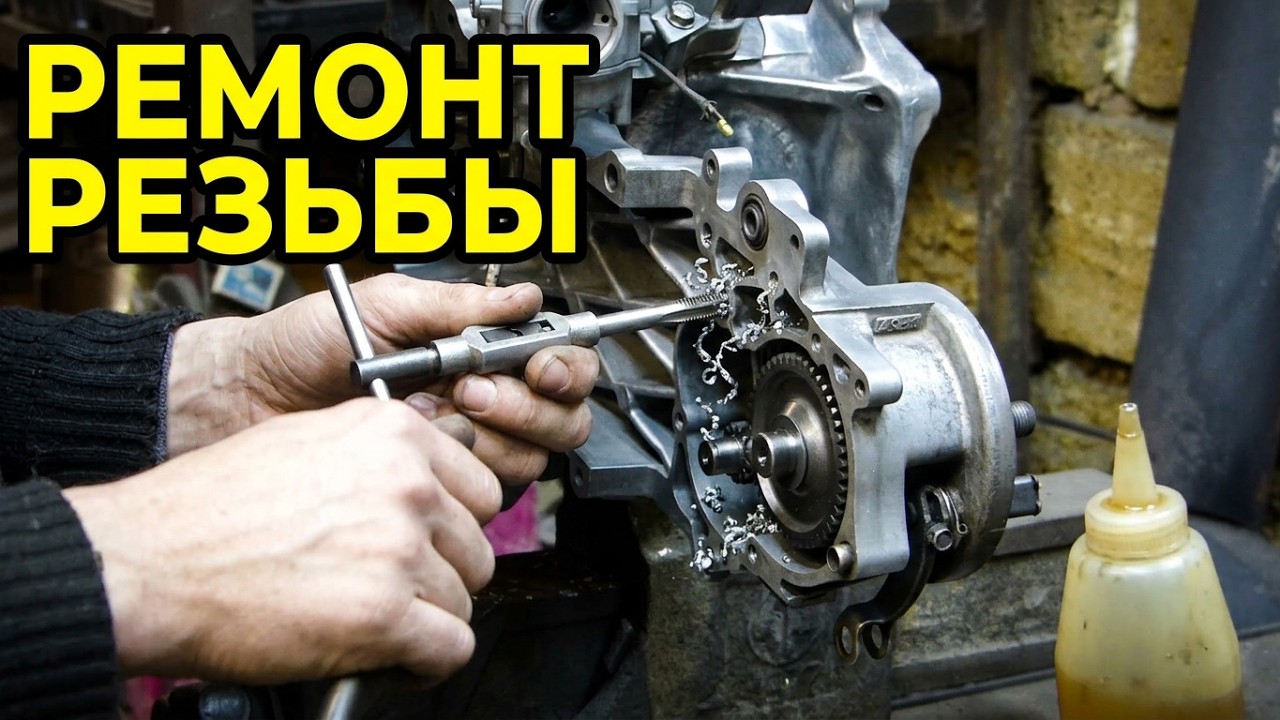 Мастерская Pit_Stop:редуктор и восстановление резьб в блоке af34e