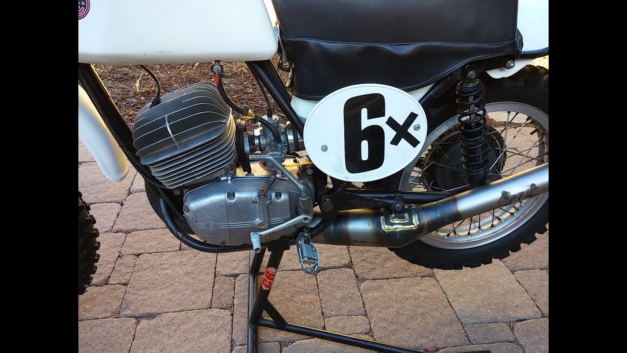 1973 CZ 250 MX - walk around / start up