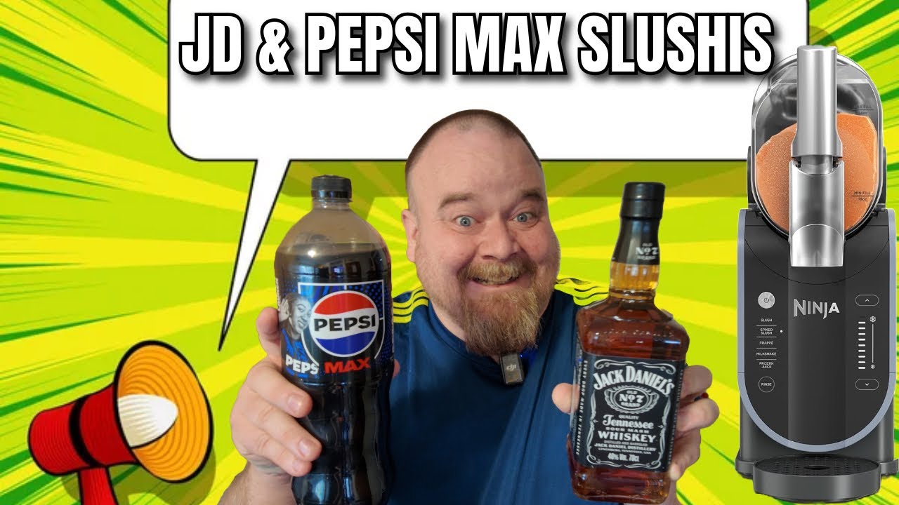 Ninja slushi | Jack Daniel’s (JD) and Pepsi max Frozen Cocktails