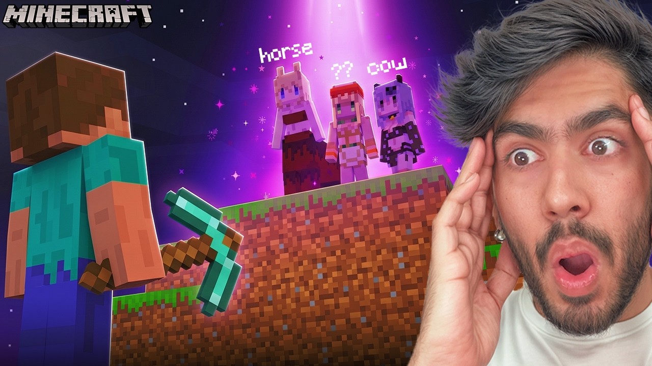MINECRAFT BUT EVERYONE IS ANIME WAIFU 😍!!