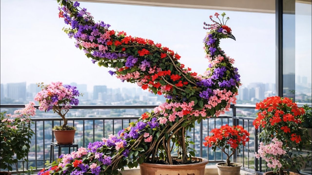 Plant or Living Art? 🦜😍 Nature Turned Into Beautiful Bird