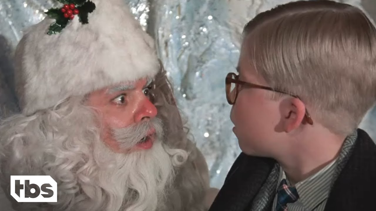 A Christmas Story: Meeting Santa (Clip) | TBS