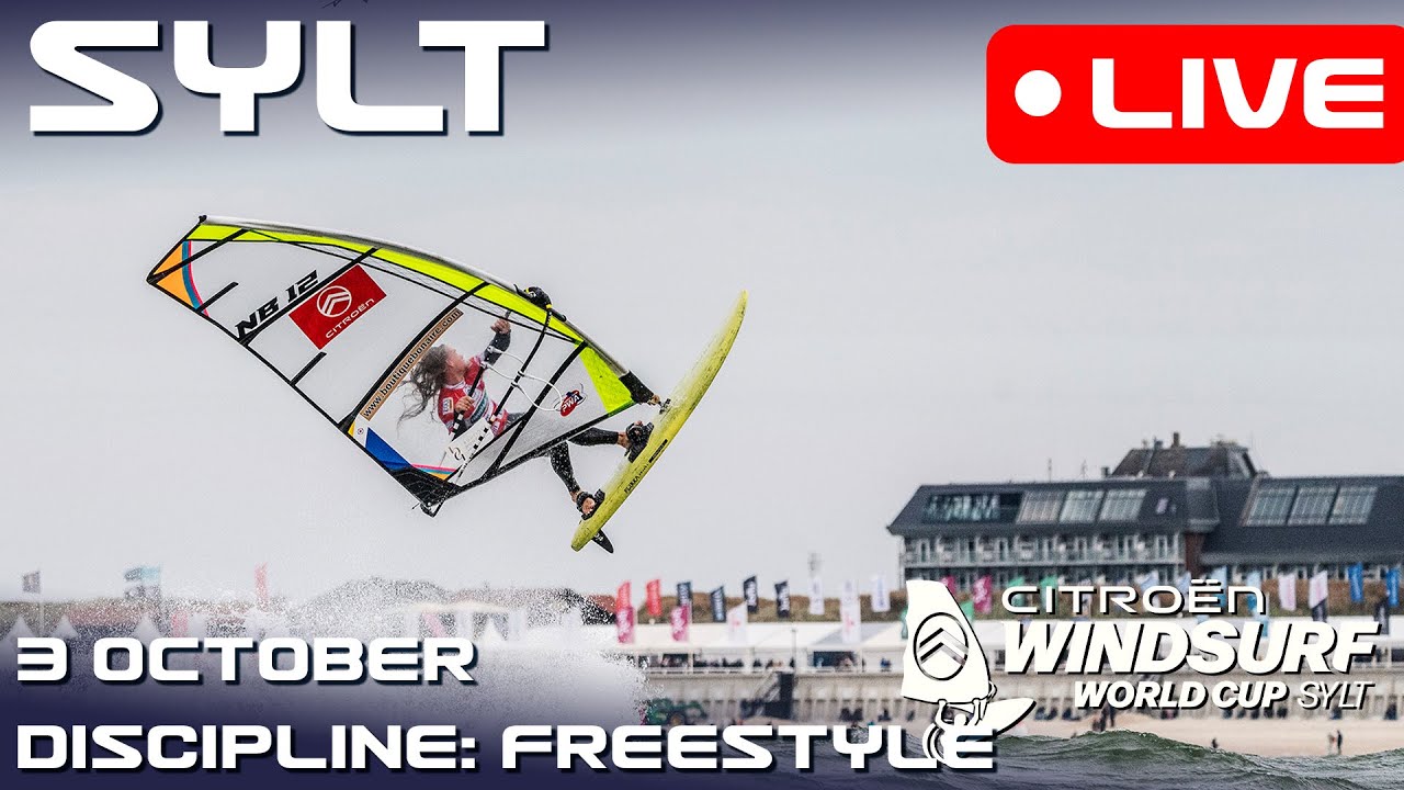 Livestream: 3rd October | Citroën Windsurf World Cup Sylt 2025