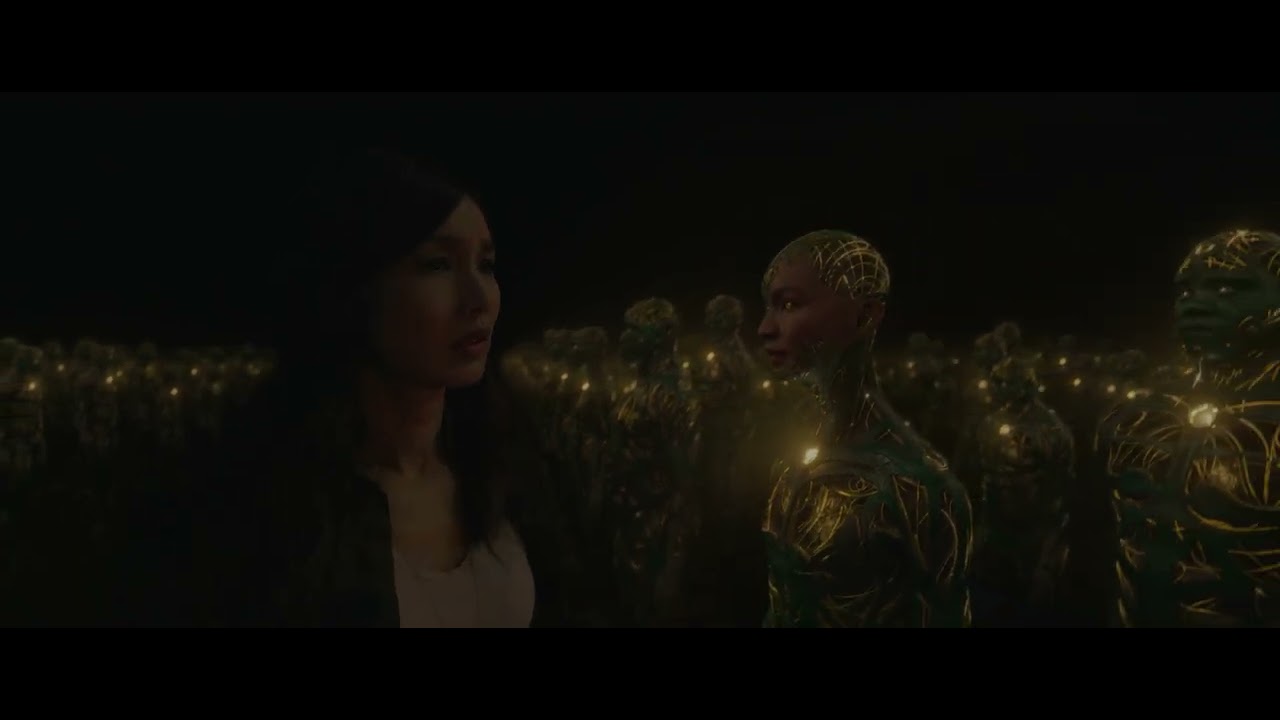 ETERNALS 2021 Celestial Arishem Tells Sersi He Created The Deviants 4K