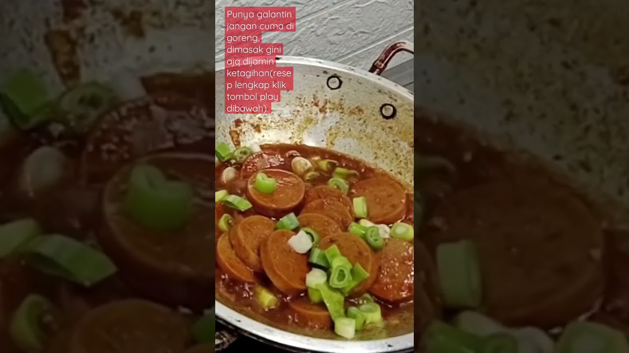 Punya Galantin, dimasak gini aja dijamin ketagihan#galantin #menusimple #menuharian#shorts