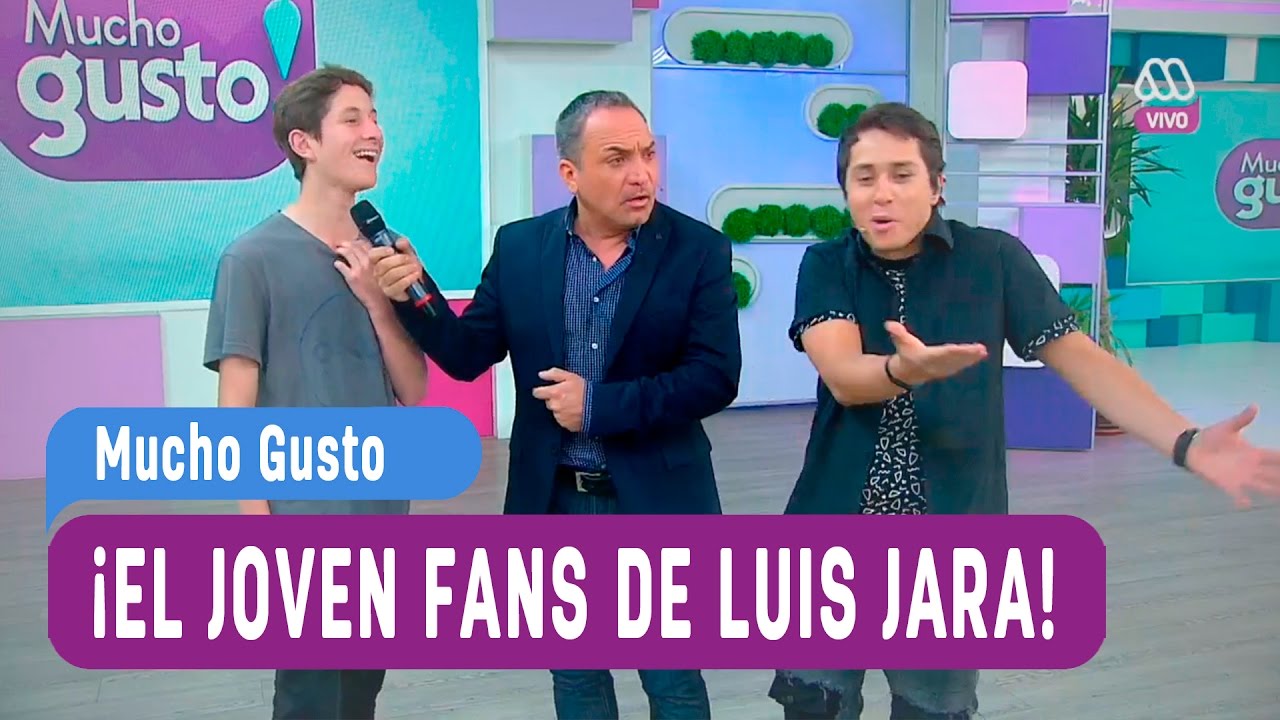 El joven fans de Luis Jara - Mucho Gusto 2016