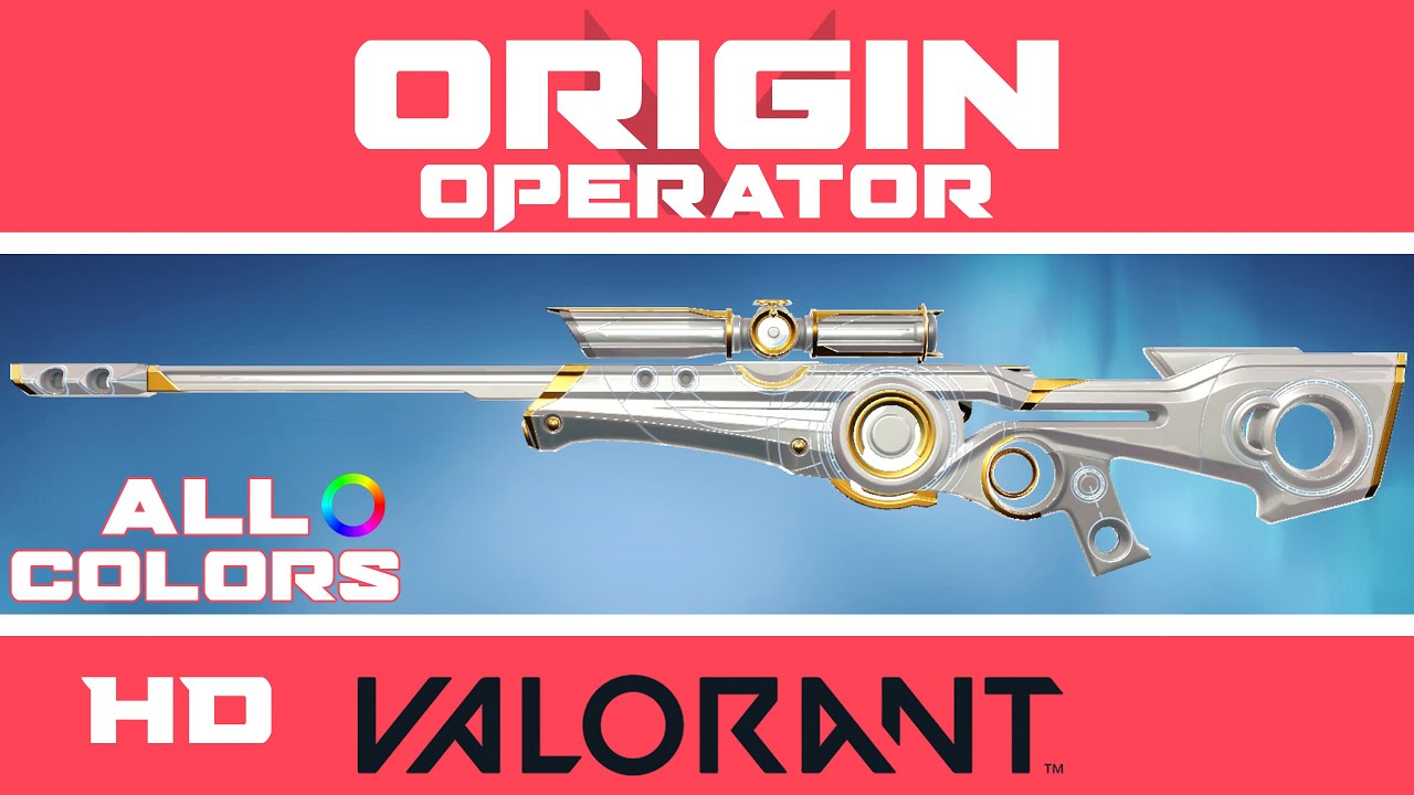 Origin Operator VALORANT SKIN (ALL COLORS) | New Skins Showcase