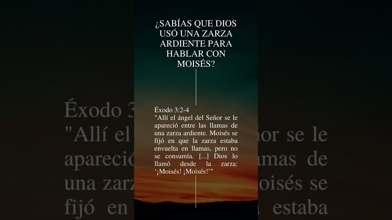 &Eacute;xodo 3:2-4 #cristianos #dios #jesus #biblia #fe #jovenescristianos #amor #diosesbueno #evangelio