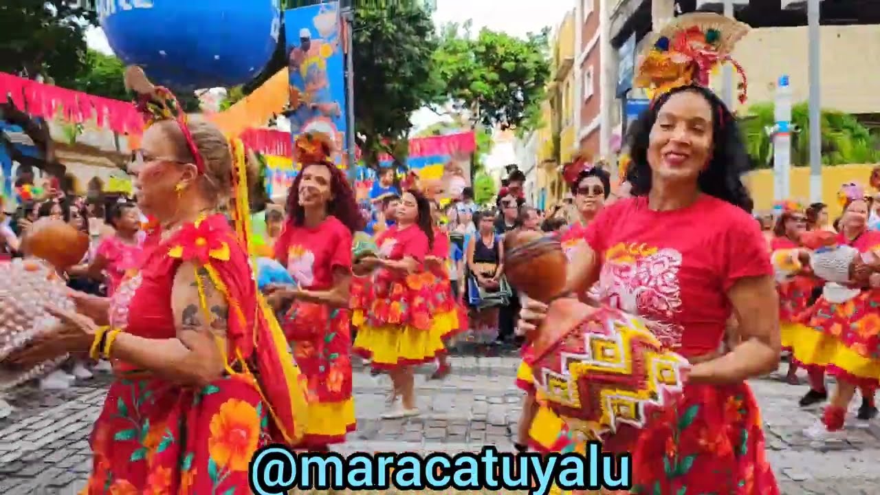 RECIFE PE - MARACATU YALU EM UMA APRESENTAÇÃO MARAVILHOSA 