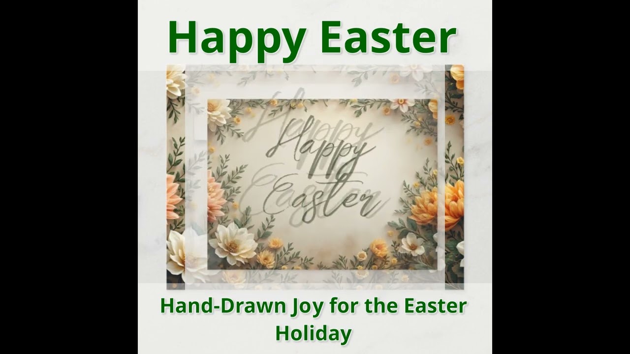 Floral Elegance   Springtime Easter Greetings Cards
