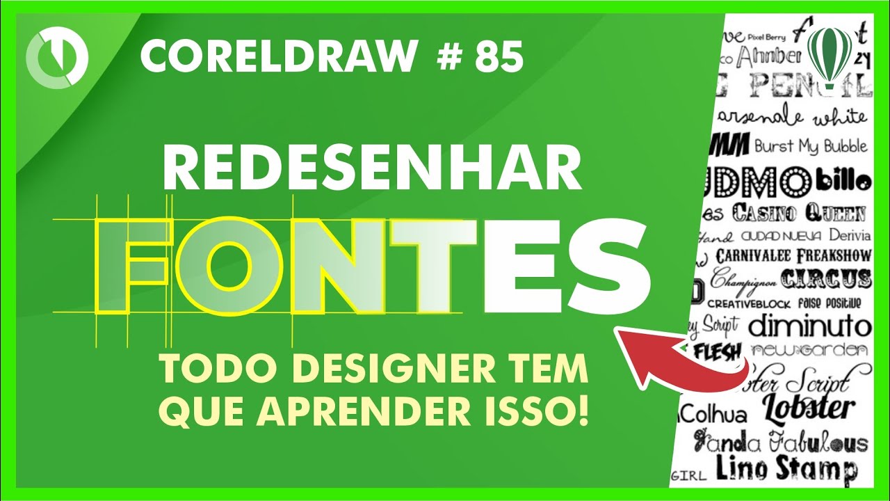 Como redesenhar fontes no Corel de modo fácil e rápido