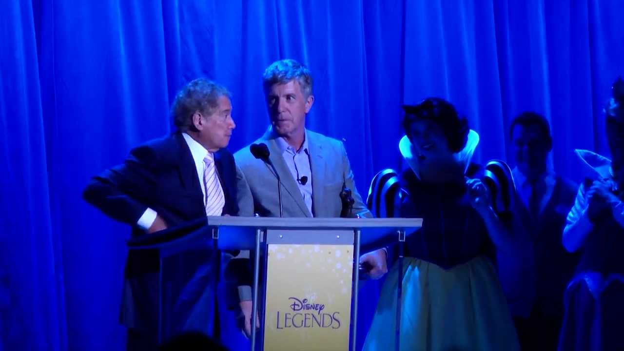 Regis Philbin accepts a Disney Legends award at the D23 Expo 2011