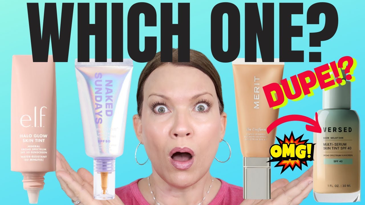 BEST SKIN TINT / FOUNDATION for MATURE SKIN!  #skintint #foundation #tintedspf
