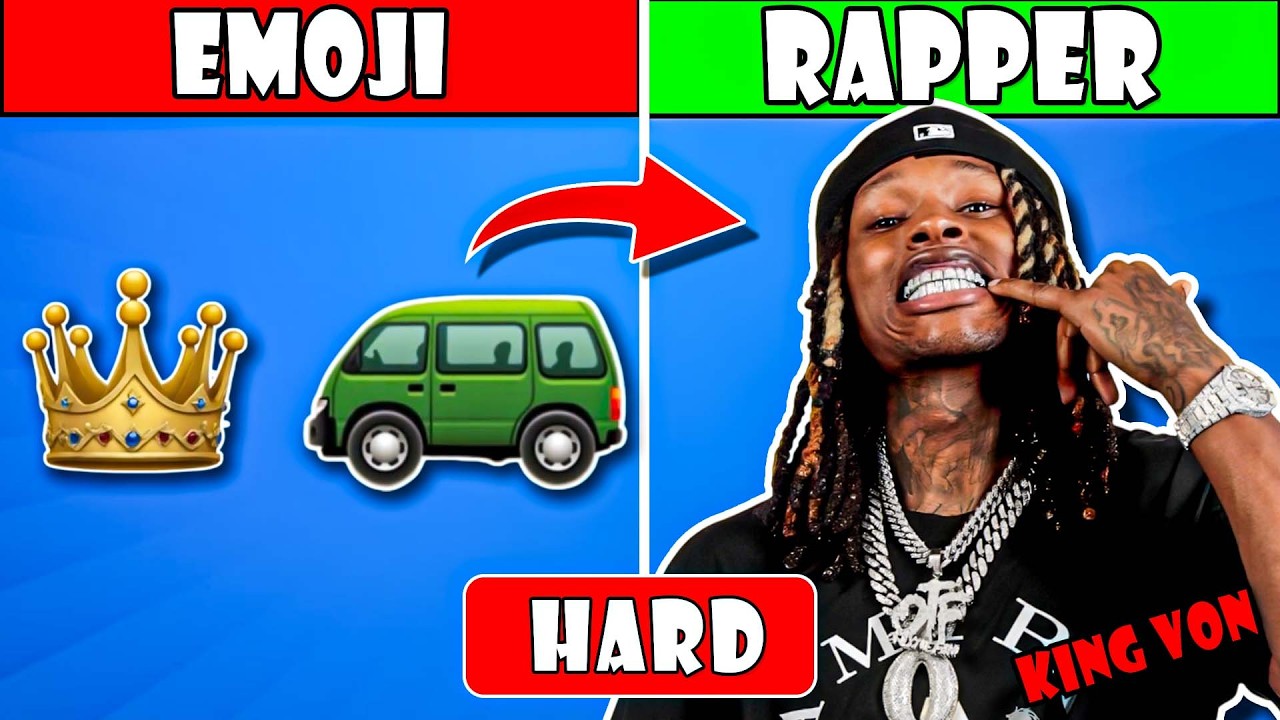 Guess The Rapper by Emoji ⭐✅😁| (99.9% Will Fail) | Rapper Quiz 2025 | The Quiz Mania