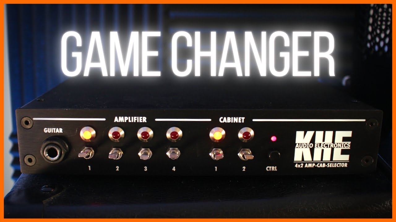 KHE Audio Electronics 4x2 Amp & Cab Switcher - Safely Switch 4 Amps & 2 Cabs!
