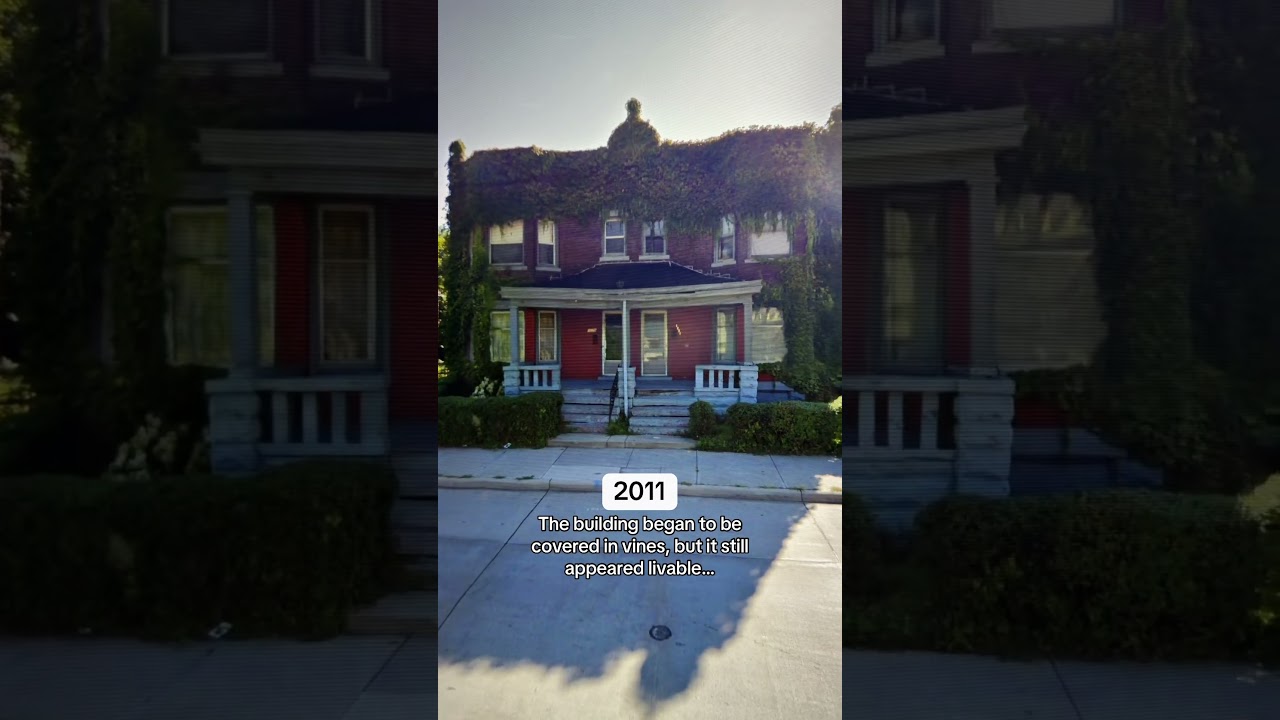 Интересно, что он там делал&hellip; #заброшенный #тогдаисейчас #googlemaps #восточныйкливленд