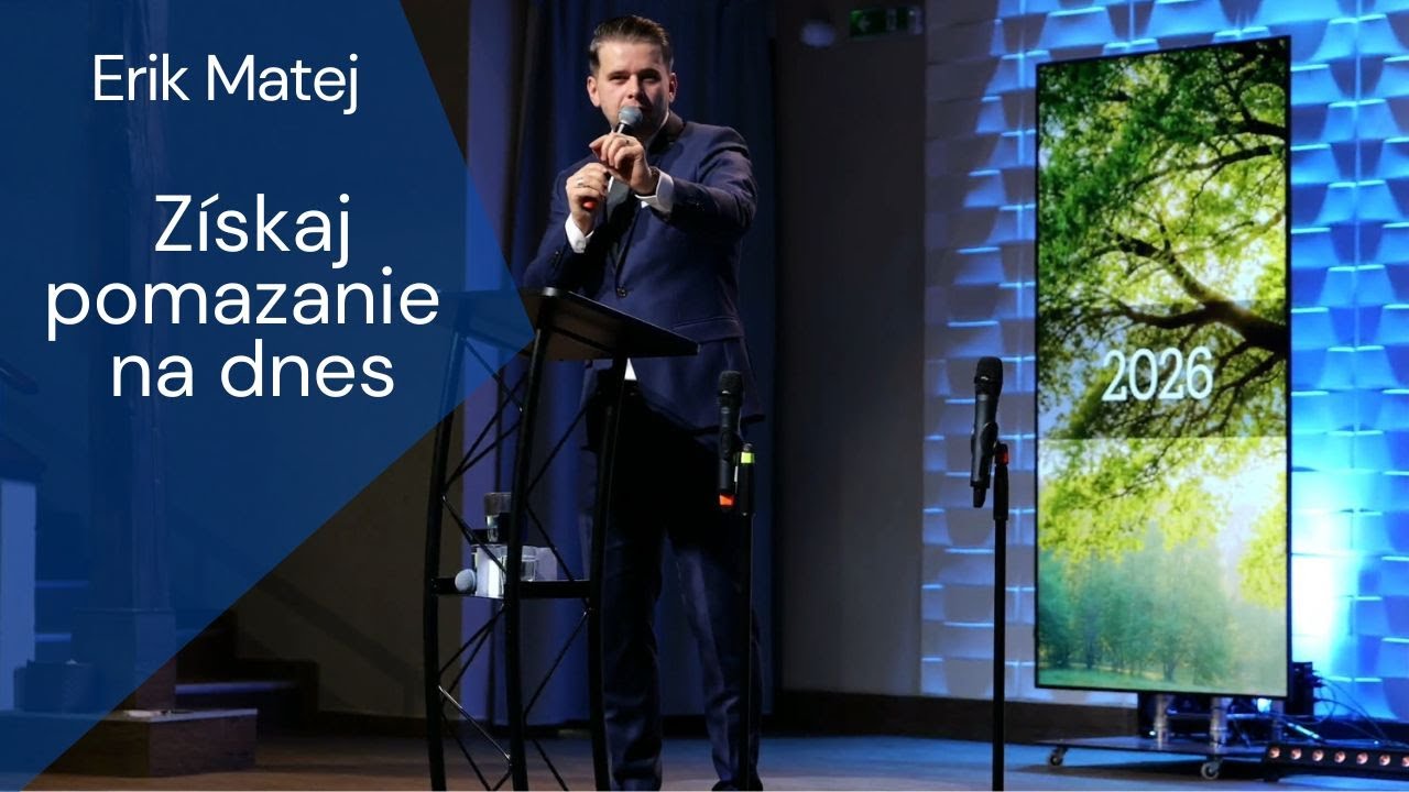 Erik Matej: Získaj pomazanie na dnes