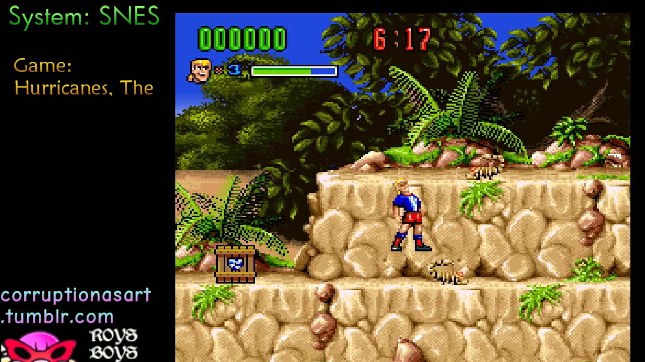 The Hurricanes SNES Corruptions