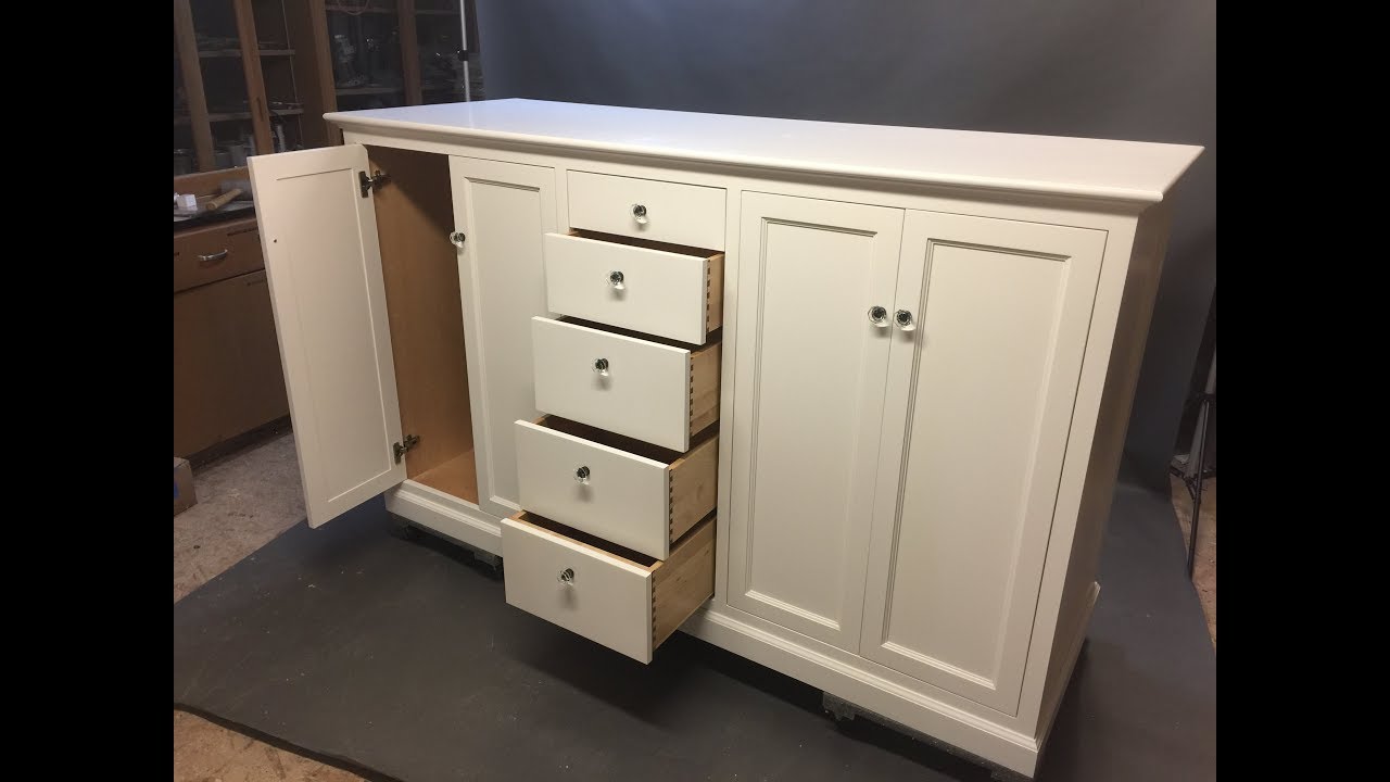 Woodworking Making a double sided cabinet
