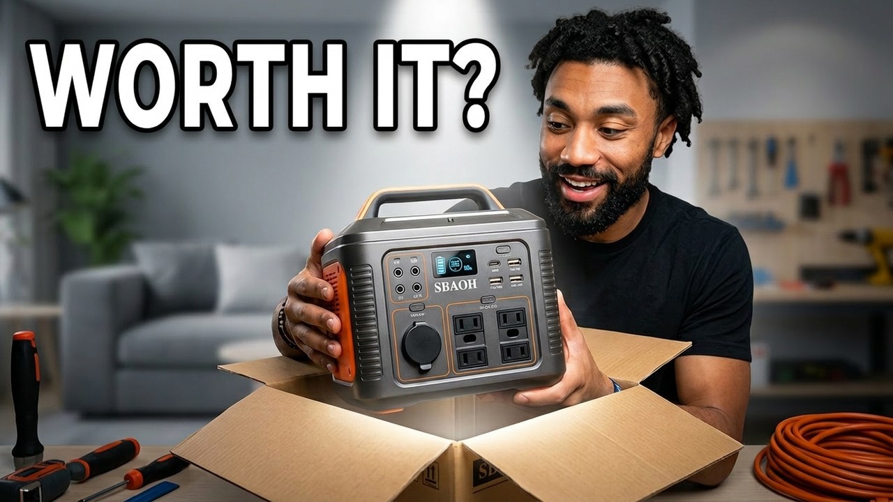 TEMU Power Station Review | SBAOH Portable Power Station Unboxing