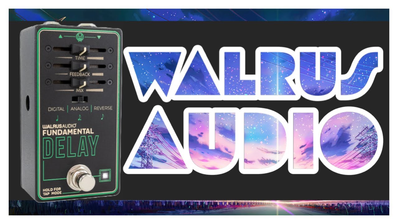 Walrus Audio's Fundamental Series Delay Pedal (Reverse Delay is my Favorite)