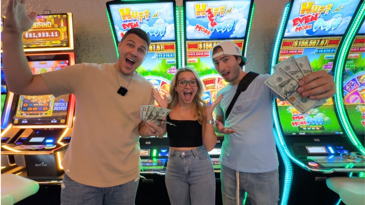 We Put Our Money Together to Take This Slot Machine Down!