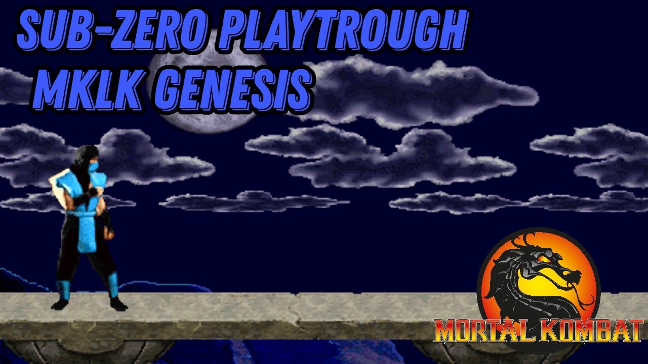 Mortal Kombat (1992) Genesis Legacy Kollecton - Sub-Zero Playthrough