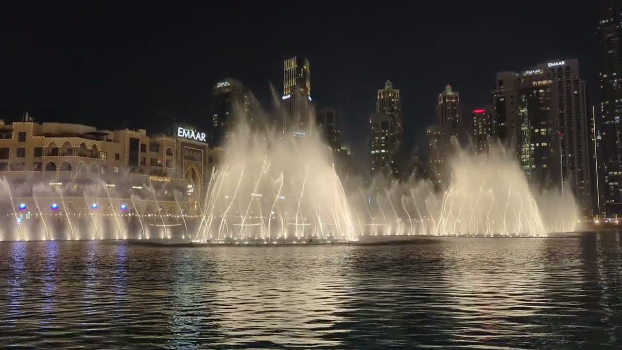 Dubai Fountain Show | Complete POV fountain show Burj Khalifa
