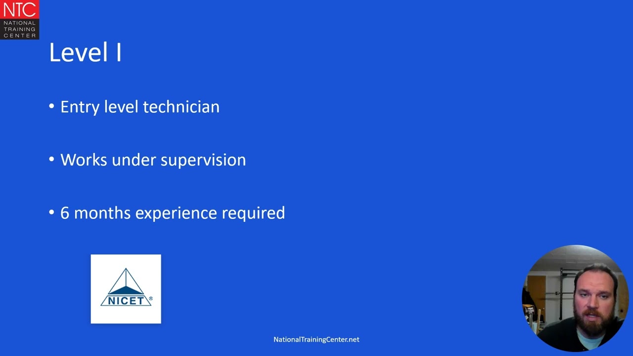 Two-Minute Training: NICET Experience