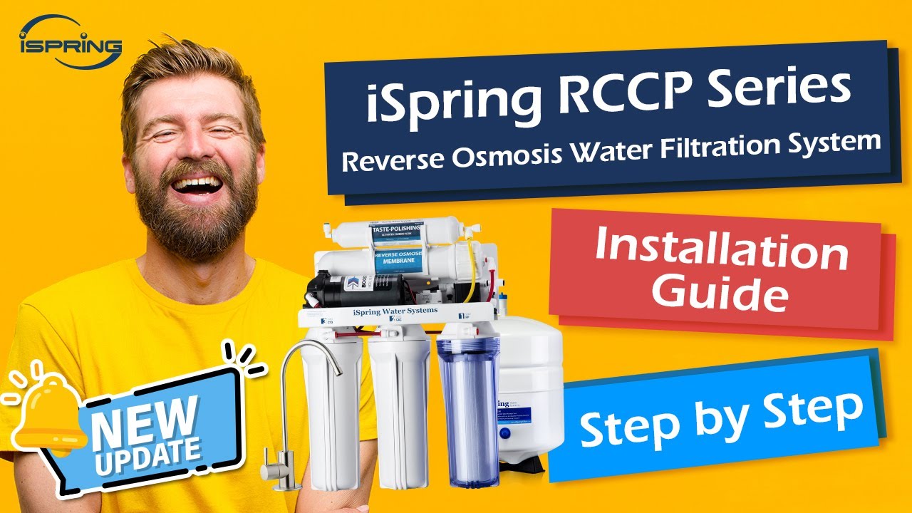 iSpring RCCP Series RO System with Booster Pump DIY Installation | Step by Step