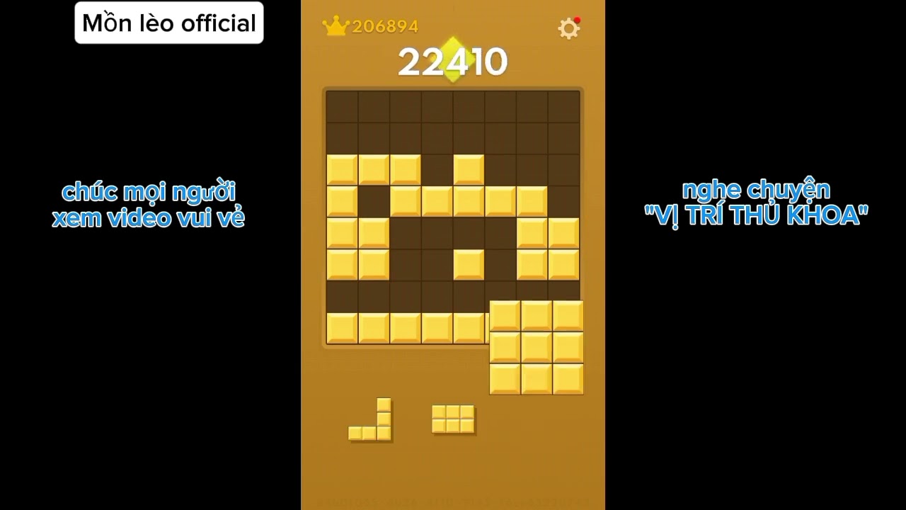 Chơi Block Blast và nghe chuyện 