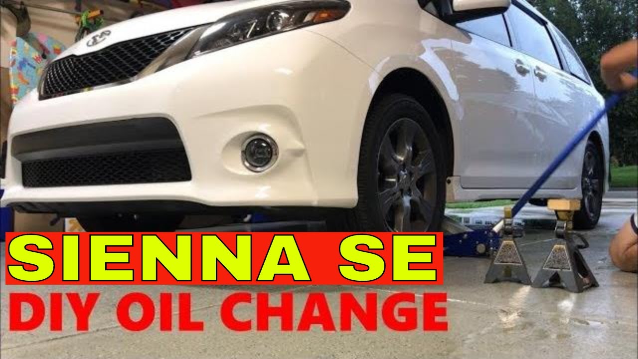 Как заменить масло | Самостоятельная замена масла в Toyota Sienna 2015 года (аналогично большинст...