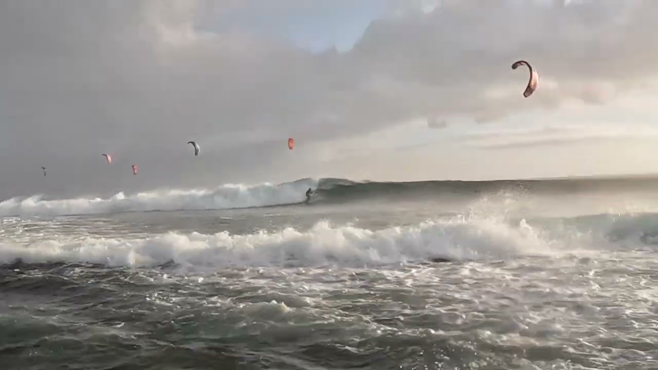 Mauritius,One Eye!Kitesurfing! 30.07.2022 #kitesurfing #gopro