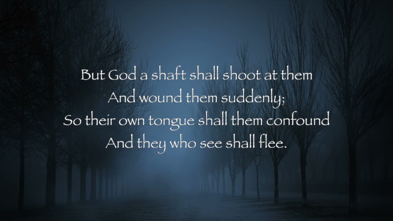 Psalm 64 (w/lyrics) male voice
