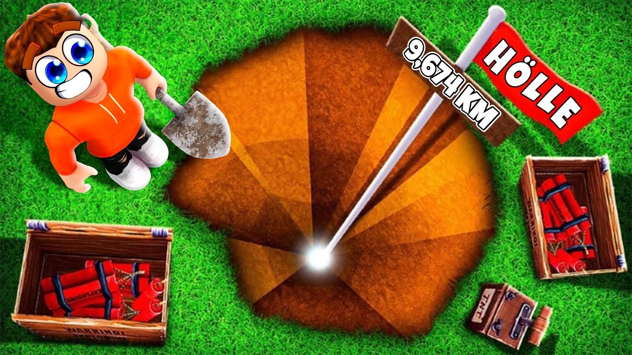 Ich grabe DAS TIEFSTE LOCH zur HÖLLE in Roblox! 🌋😈